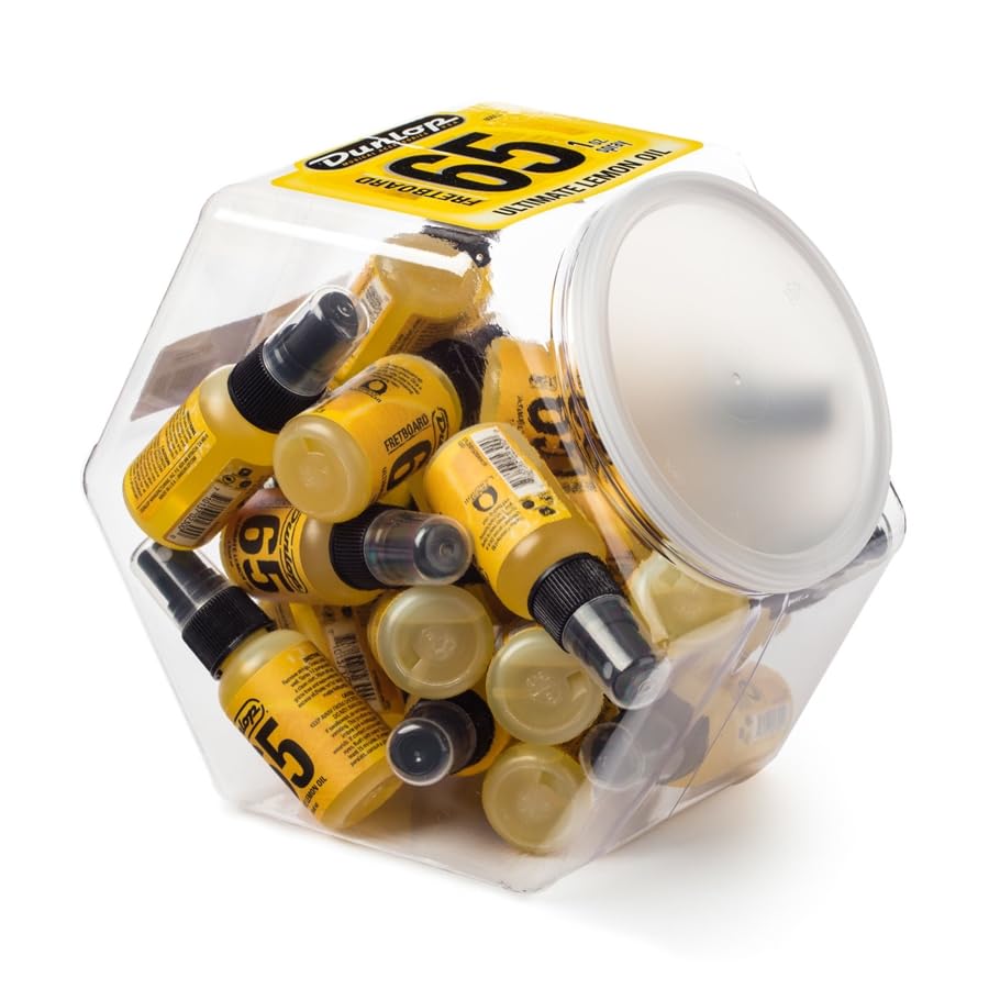 JIM DUNLOP - 6551J Formula 65 Ultimate Lemon Oil Jar24 10oz - Lemon Oil for Guitar and Bass Fingerboard 24 x 30ml Bottles - Image 2