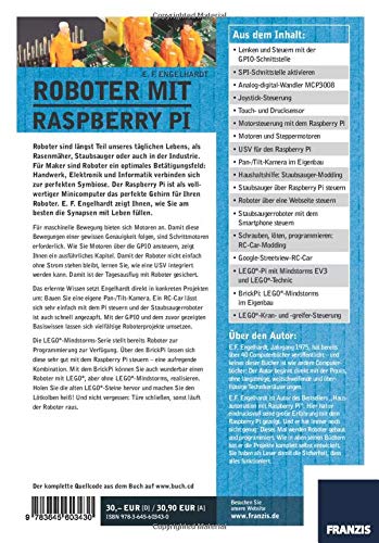 Roboter mit Raspberry Pi: Mit Motoren, Sensoren
