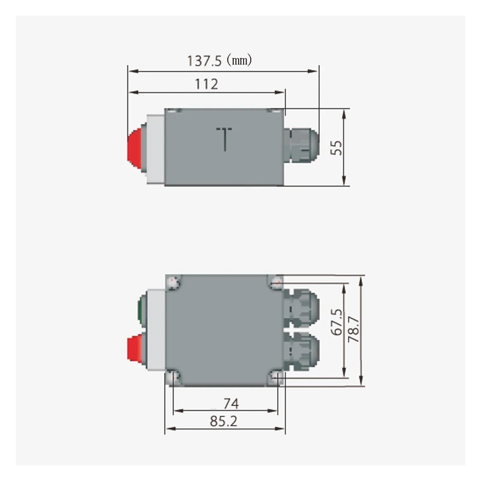 Interruttore elettromagnetico industriale KOA8 230V 16 A con