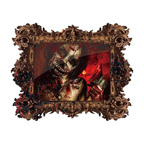 YUYOUG Creative Removable Wall Decals, Fashion Horrible Zombie Wall Sticker Background Vinyl for Home Living Room Bathroom Bedroom Halloween Party DIY Decoration