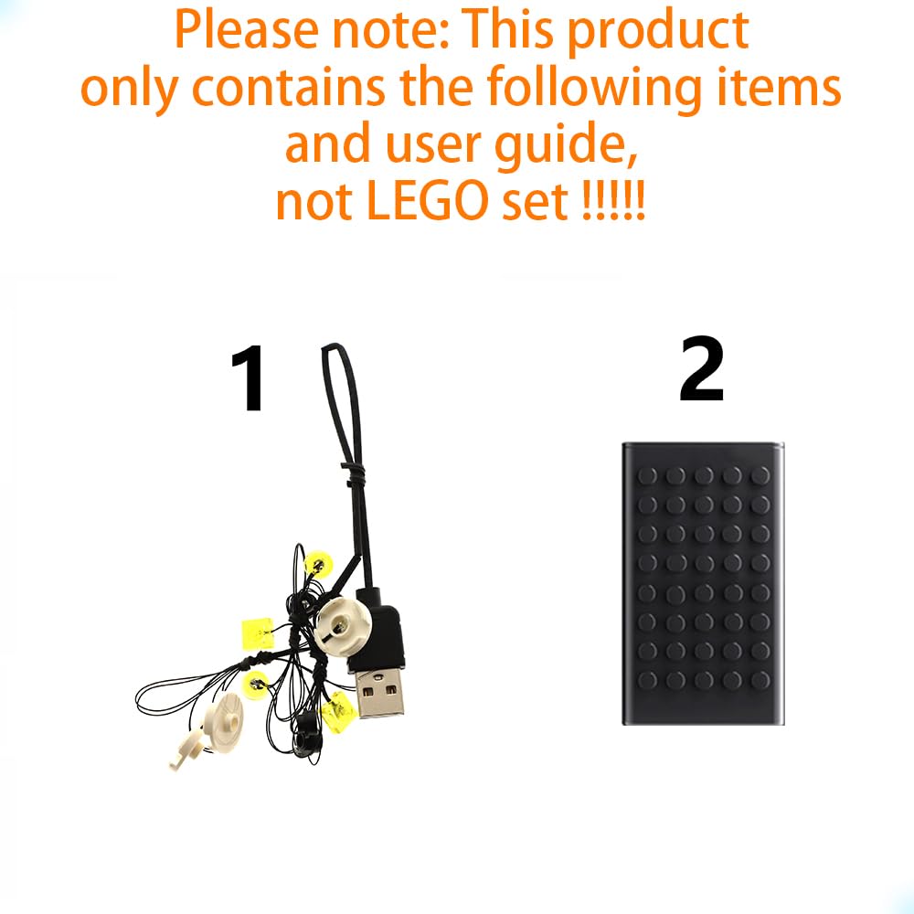 GEAMENT LED Lighting Kit Compatible with LEGO Peter Pan & Wendy's Flight Over London 43232 Building Model (Building Set Not Included) - Image 3
