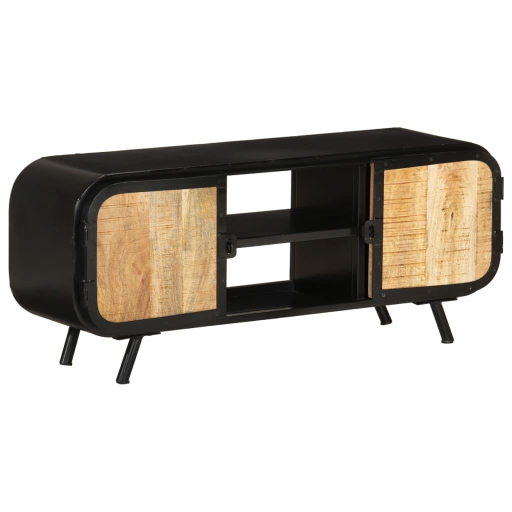 Gabinete de Televisión de Madera, Vintage, Material Fuerte, único y Hermoso, Artículos de Tienda, Estables y Duraderos, Este Puesto de TV Industrial Ofrece Espacio de