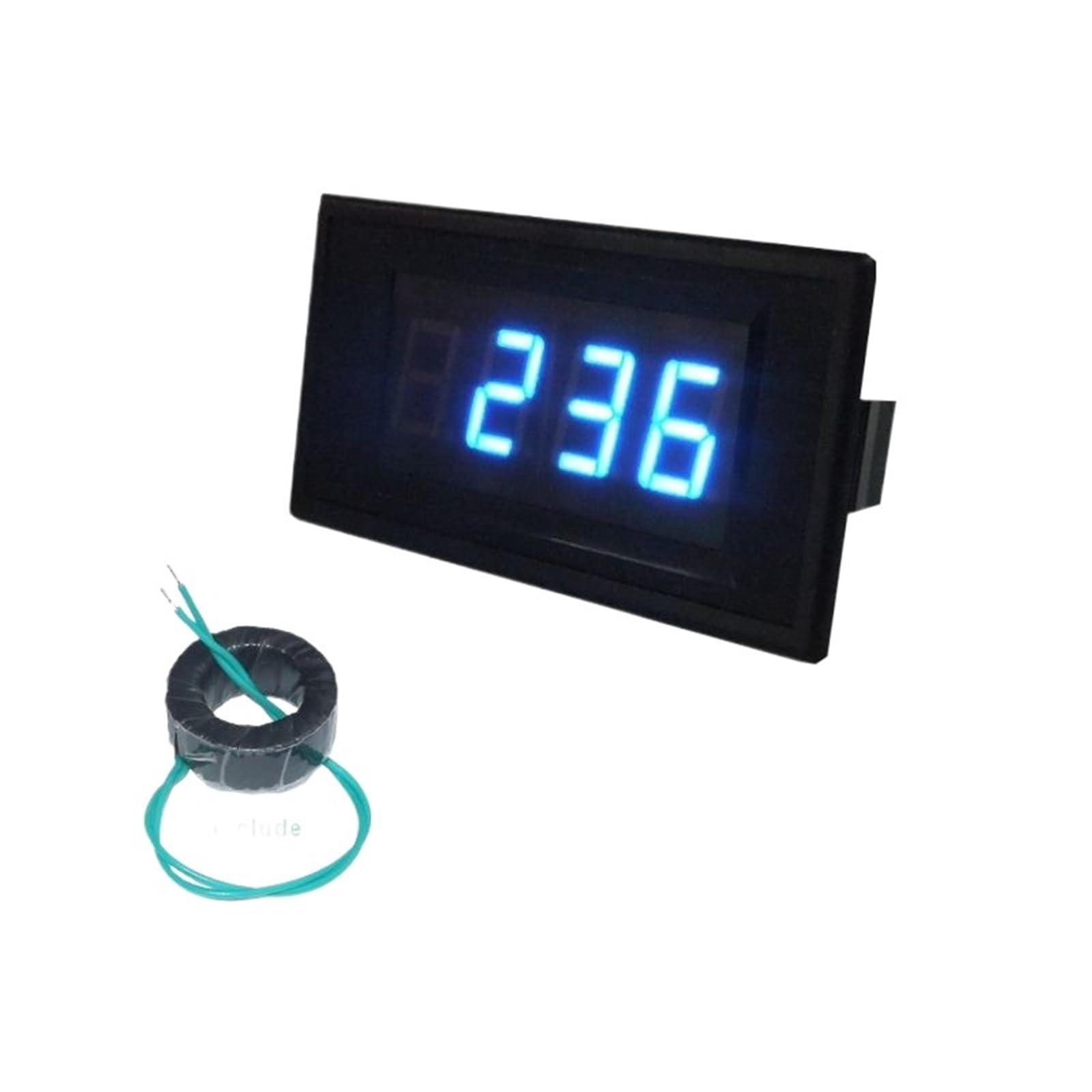 Miernik prądu przemiennego (300 A, 0-300 A) Wskaźnik prądu LED Cyfrowy panel zasilania DC 5 V, 12 V, 24 V 0,56 cala (70 A, zasilanie DC24V)