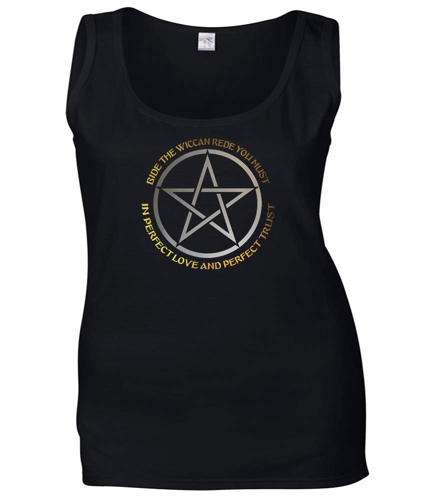Bide The Wiccan Rede Ladies Pagan Top S-2XL
