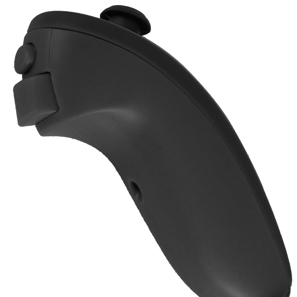 AFUNTA Nunchuck Controllers para Nintendo Wii U, 2 Packs Reemplazo para Wii U Juego de Video - Negro