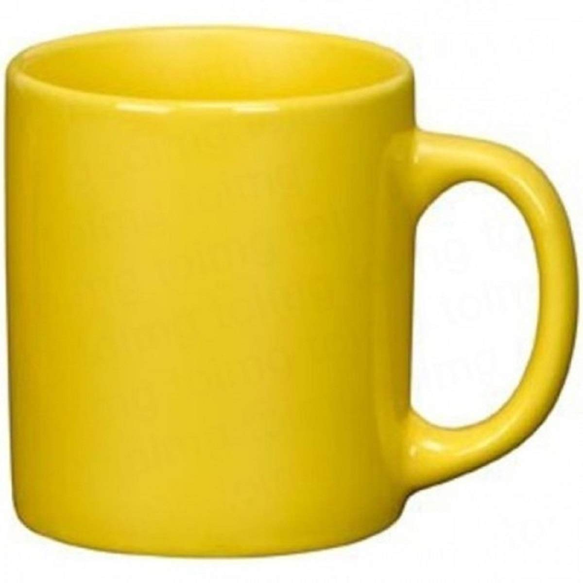 Buy Yellow Colour Plain Mug Pack of 8 Online at Low Prices in India