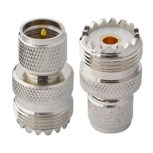 YILIANDUO CB Radio Adapter SO-239 PL-259 Connector UHF Female to Mini UHF Male RF Coax Adapter for CB Ham Radio Antenna Broadcast Scanner WiFi Pack of 2 - Image 4