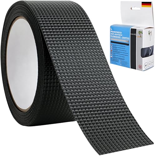cocofy Mehrzweck Anti-Rutsch Grip Klebeband aus Gummi, schwarz...