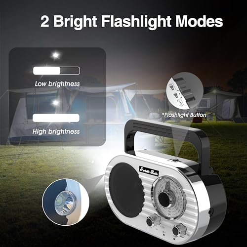 Snapklik.com : Portable AM FM SW Radio,4000mAh Rechargeable Transistor ...