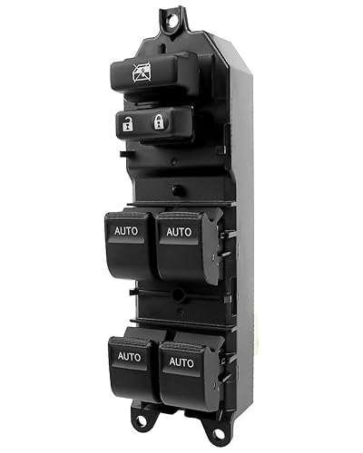 TIKSCIENCE Interruptor de ventana eléctrica con luz LED, control lateral del conductor para Toyota Tundra 2007-2021, panel de interruptor de luz