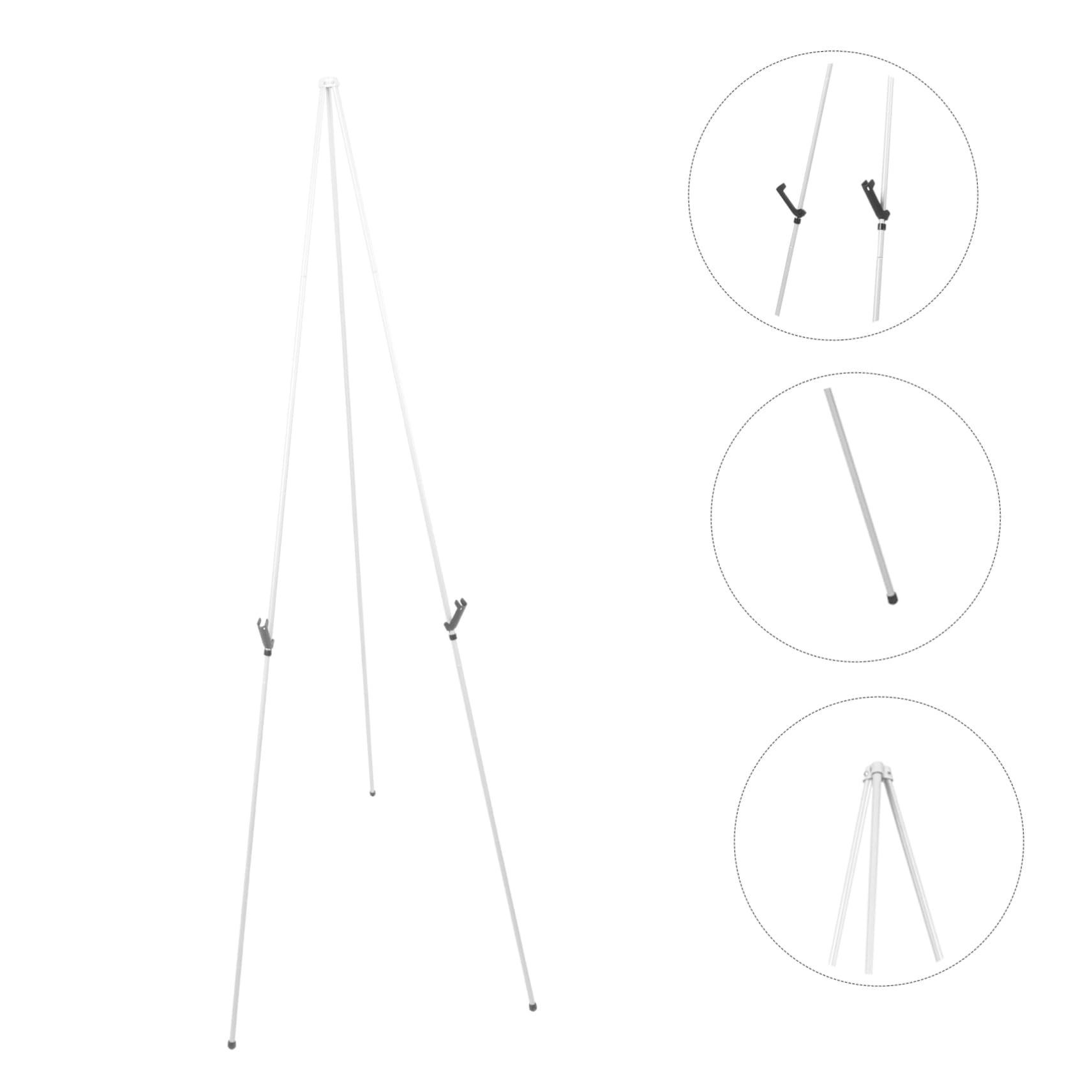 Verstellbarer Metall Staffelei Klappbar Leichter Aluminium Display Ständer Für Malerei Poster Präsentation Künstler Tragbar Robust Für Büro Ausstellung Reise