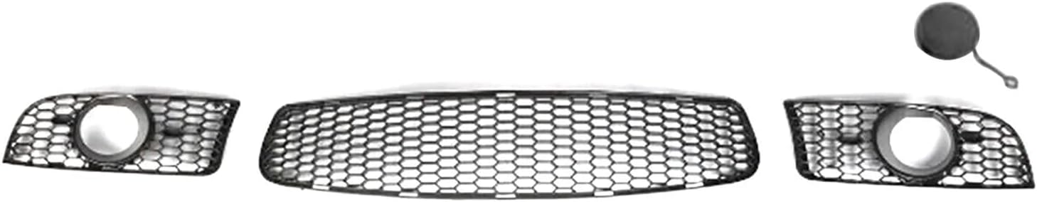 M3 Style Complete Front Bumper Cover & Grille Compatible with 2006-2008 BMW E90 3 Series 325i 328i 330i 335i |Replace OE# 51117140859, 51117170052, 51117170051