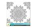 Living in Color Art Therapy Stretch Artist Canvas Primed, 12in x 12in, Color your own beautiful design on Canvas, Mandala