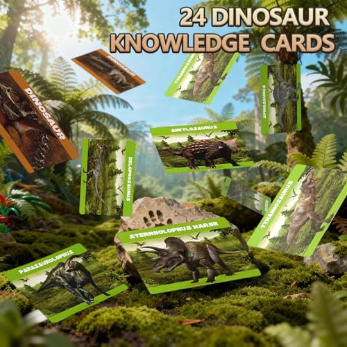 Image of Dinosaur Eggs Toys Dig Kit, 24 Dino Eggs, Dinosaur Toy for Kids, Science STEM Dinosaur Eggs for Birthday and Easter Gift, Easter Basket Stuffers, for Boys Girls Age 3+