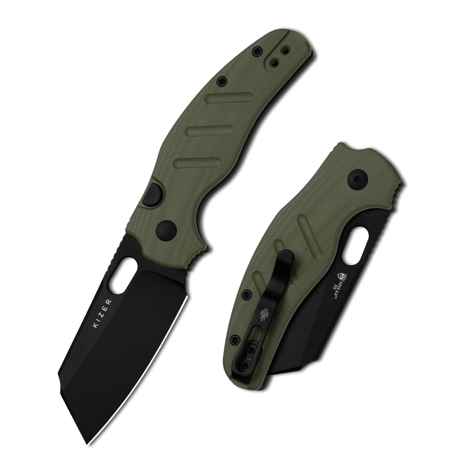 Amazon.com: Kizer C01C 2.9 BS Sheepdog Pocket Knife, 2.95
