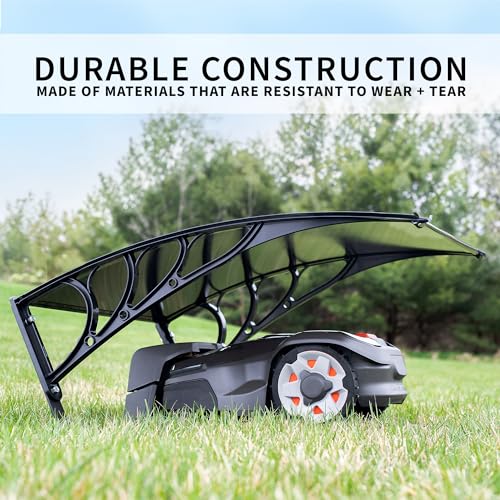 Outdoorshadecoverdesignedforroboticlawnmowersportablegarageroofforrobotmowersweatherresistantpolycarbonatecanopyblacklfrls1 Urban Country Home Decor Outdoor shade cover designed for robotic lawn mowers portable garage roof for robot mowers weather resistant polycarbonate canopy black lf rls1 urban country home decor
