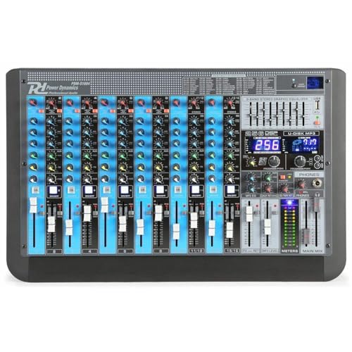 Power Dynamics PDM-S1604 16-Kanal-Mischpult mit MP3, DSP, USB und Bluetooth