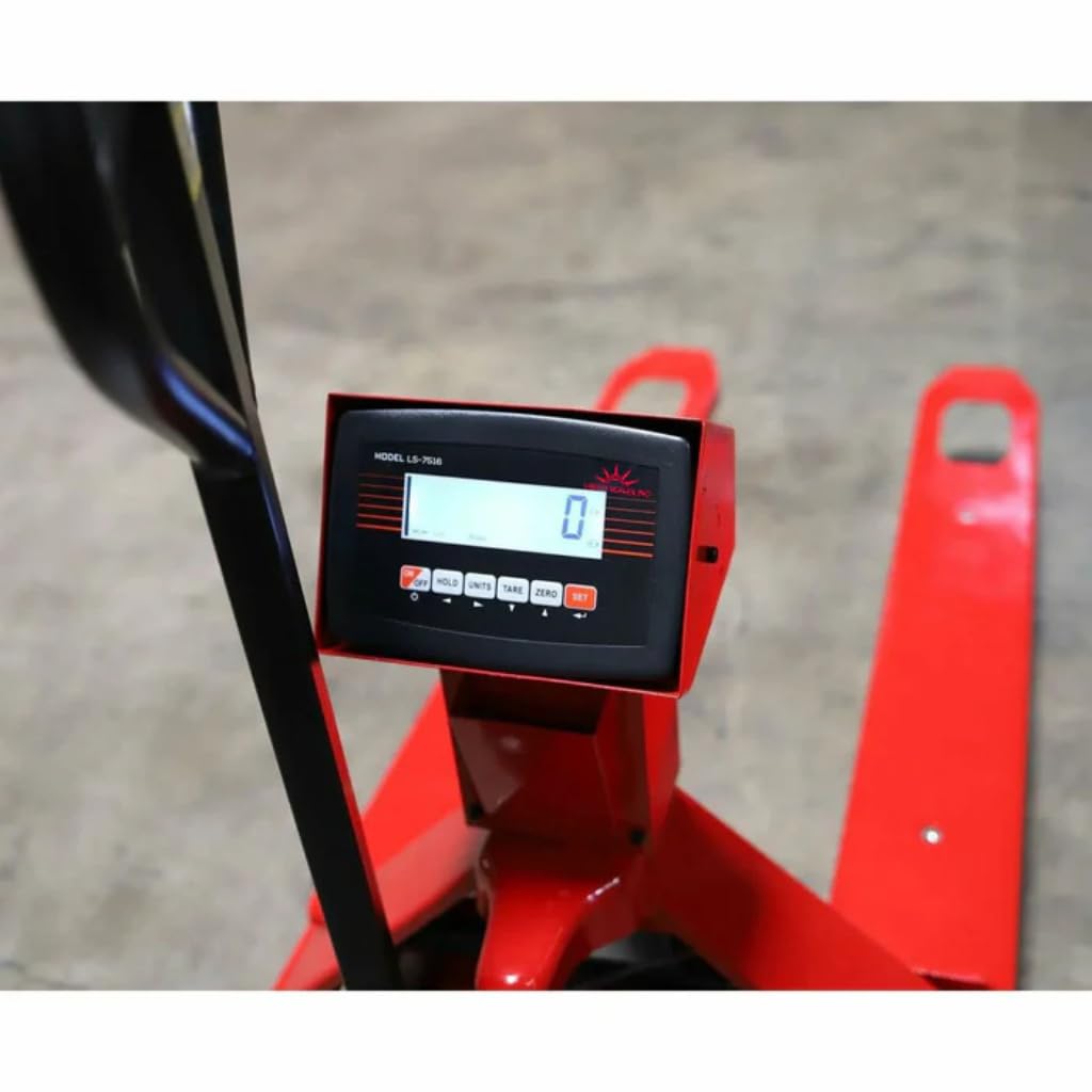 Liberty LS-5000-E Industrial Warehouse Truck/Pallet Jack Scale with 5000 lb x 1lb