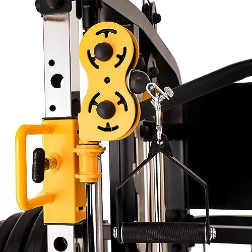 Altas Strength 3061B Light Commercial Smith Machine With Lever Arms Pulley Ratio 2:1 Strength Training Power Cages Squats Presses Lunges Deadlifts Home Gym Easy Assembly Included Accessories thumb #4