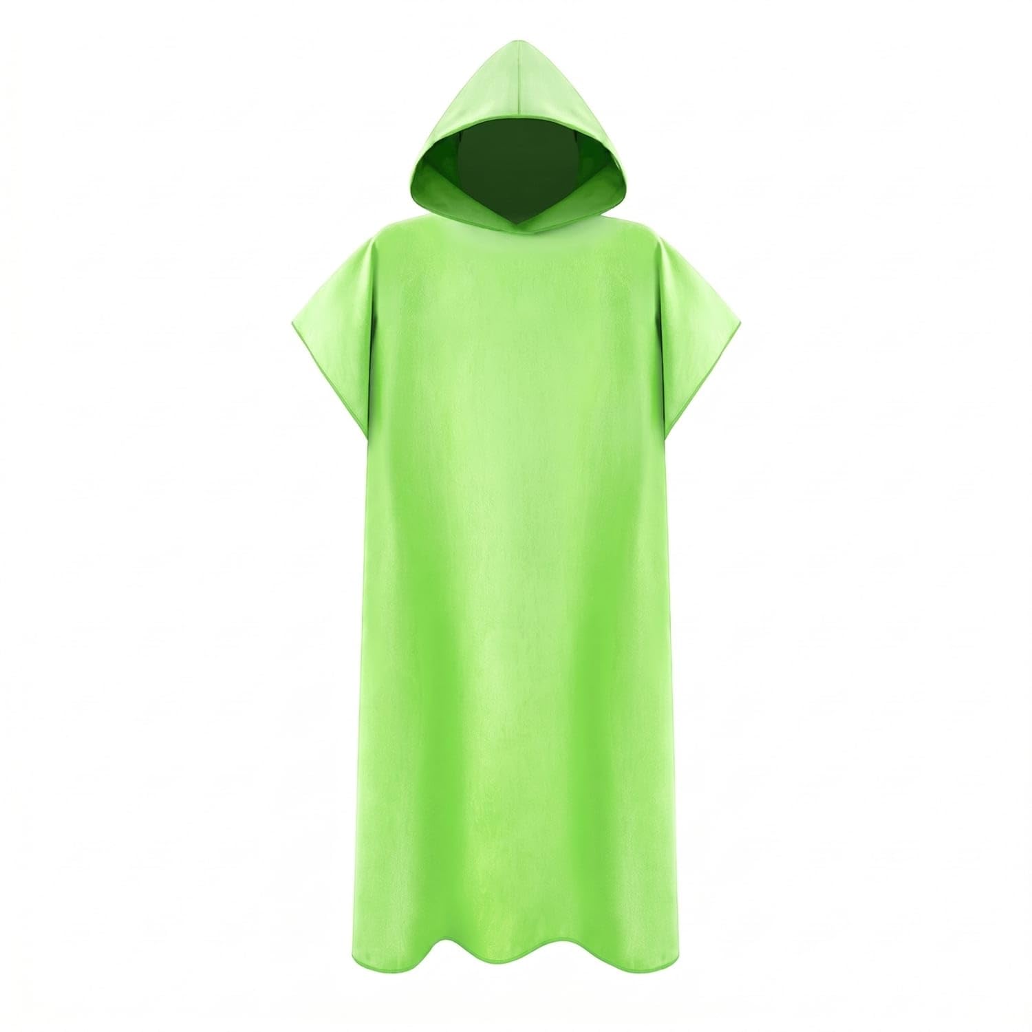 URJIX™ Double-Sided Fleece Hooded Changing Robe Quick 88x110cm Green | Convenience Green 88x110cm-picture-12