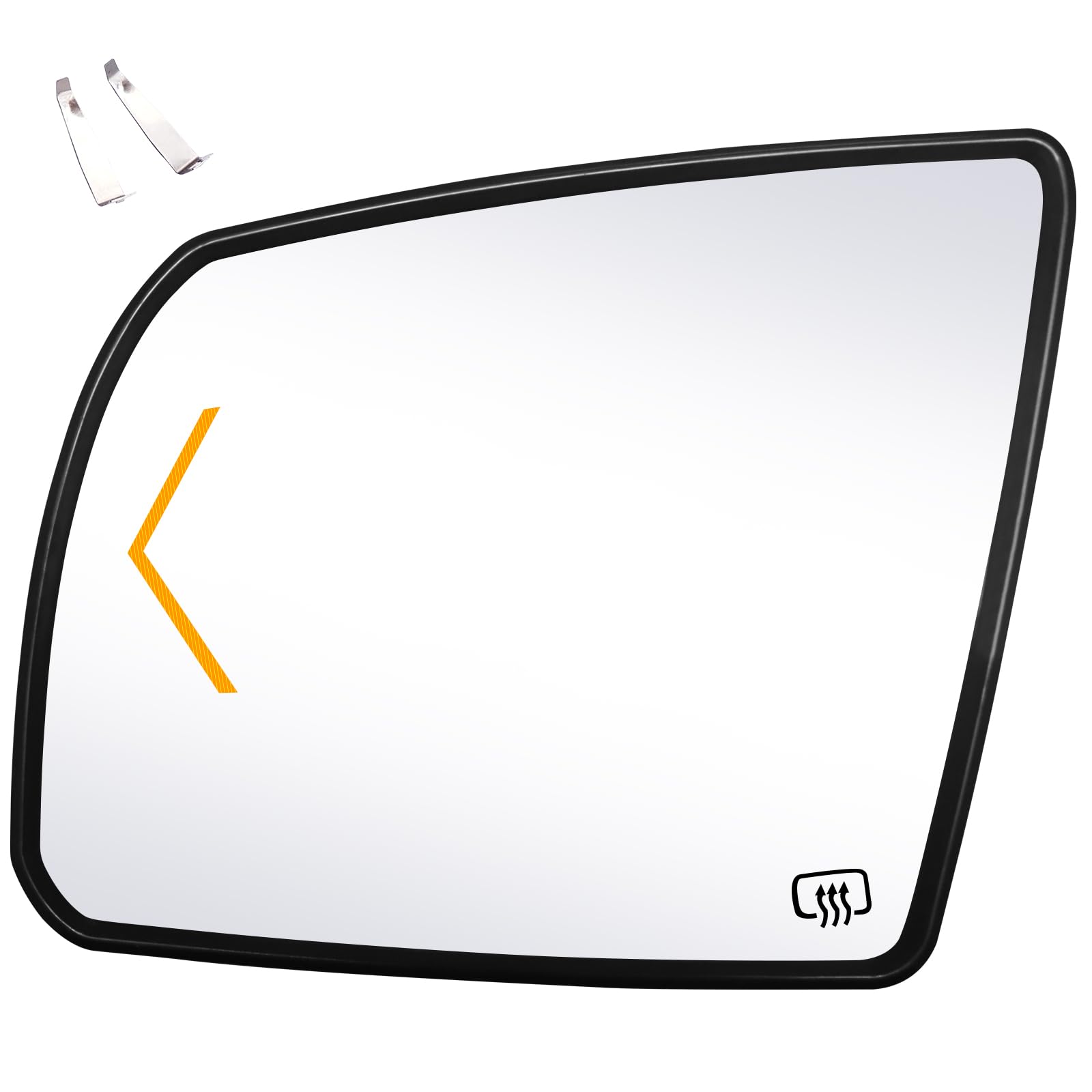 Tootai Driver Side Replacement Mirror Glass - Compatible with Toyota Vehicles - Sequoia 2008-2017, Tundra 2007-2021 - Heated with Turn Single, LH,