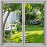 PQETBV Fliegengitter Fenster Magnet, Max 130 x 150 CM, Insect Protect Insektenschutz Fenster, DIY-Verstellbares Magnetisches Fliegengitter für alle Fenster Fliegennetz Mückennetz