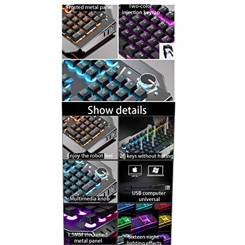 Teclado Gamer ARCH mecánico impermeable USB miniatura 2