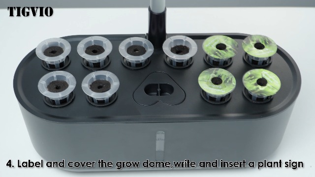 Tigvio 125pcs Seed Pods Kit for Aerogarden, Hydroponics Garden Accessories fo...