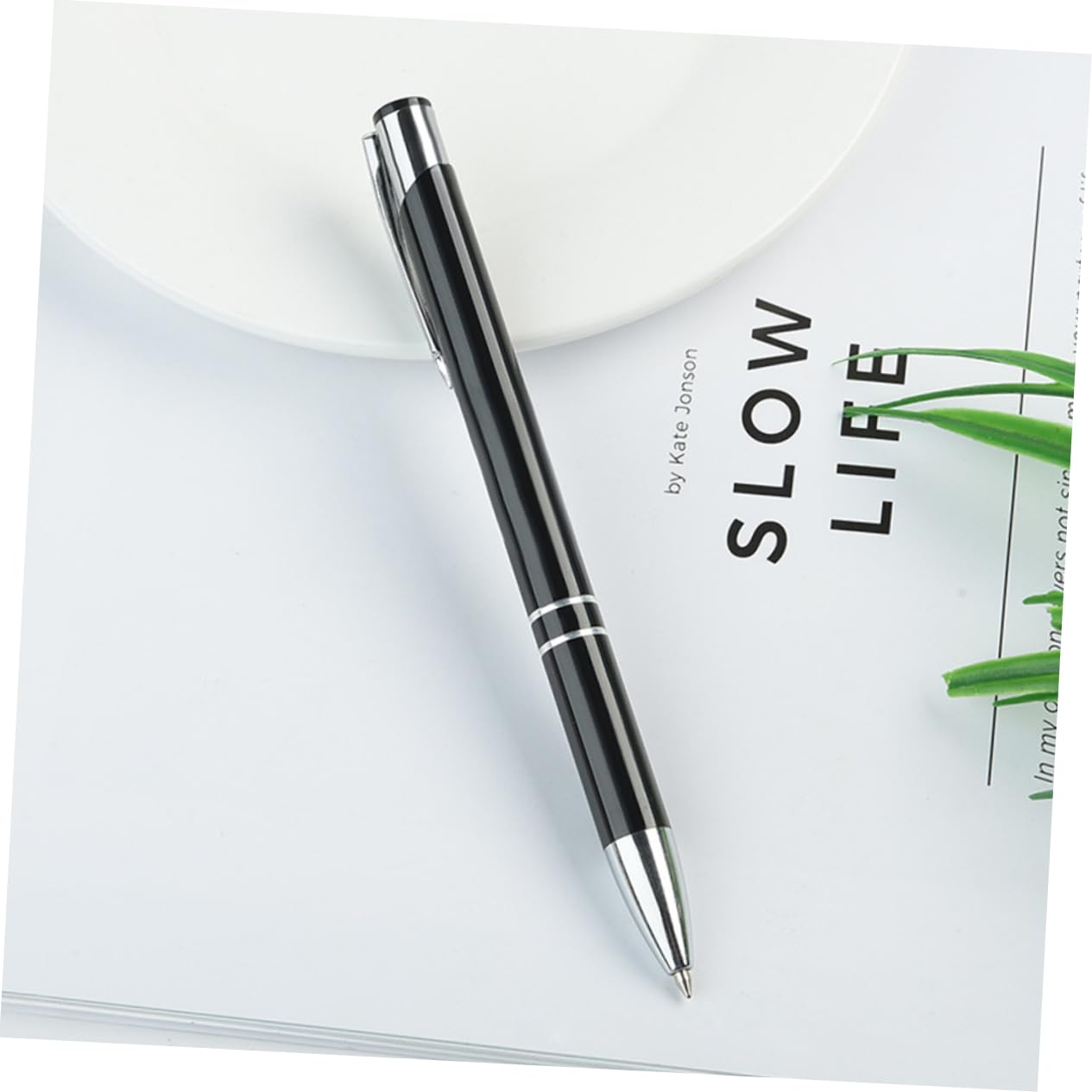 STOBOK 18pezzi Penne Sfera Retrattili Metallo Scrittura Design Elegante Per Scuola e Ufficio Colore Nero Per Professionisti e Studenti