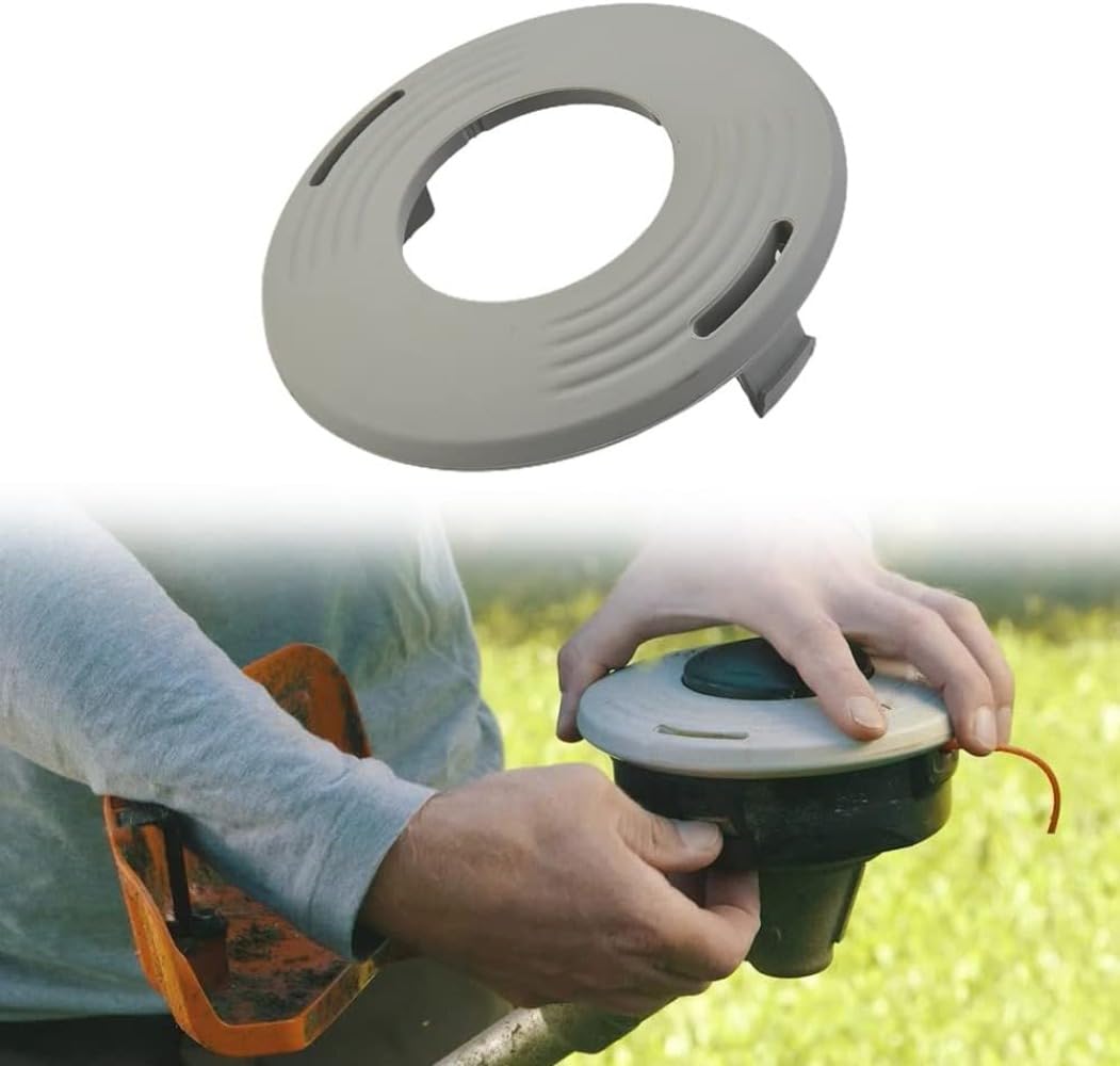 Trimmerkopfkappen, Freischneiderkopf-Basis, Fadenkopf Trimmerkopfkappe Trimmer Kopf Deckel Abdeckung für Stihl-AutoCut 46-2 Mähkopf Ersatzteil, Freischneider Rasentrimmer-Zubehör (8 stück)