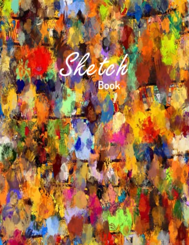 Skecth Book: Large Blank Sketch Book and Drawing Book for Kids and Girls:Blank Paper for Drawing,Writing,Painting, Sketching or Doodling or Learning ... and Write Journal.(Premium Abstract Cover) image 2