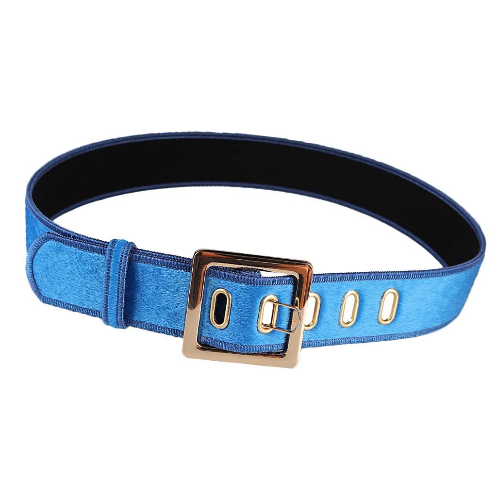 Wide Belt Female Fashion Coat Shirt Accessory Dress Waist Closure Blue-image-22