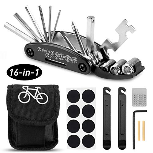 mopalwin 16 in 1 Fahrrad-Multitool, Multifunktionswerkzeug Reparatur Fahrradwerkzeug Tool Werkzeuge für Fahrrad Reparatur Set 1 mopalwin 16 in 1 Fahrrad-Multitool, Multifunktionswerkzeug Reparatur Fahrradwerkzeug Tool Werkzeuge für Fahrrad Reparatur Set