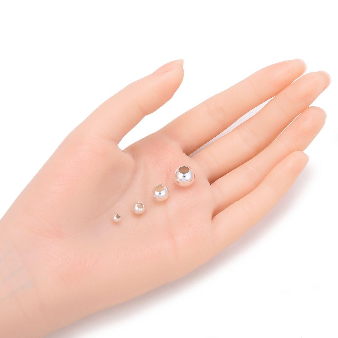 Audab Tubos De Crimpado Para Hacer Joyas, 2200 Cuentas De Engarce De Joyería Con Alicates De