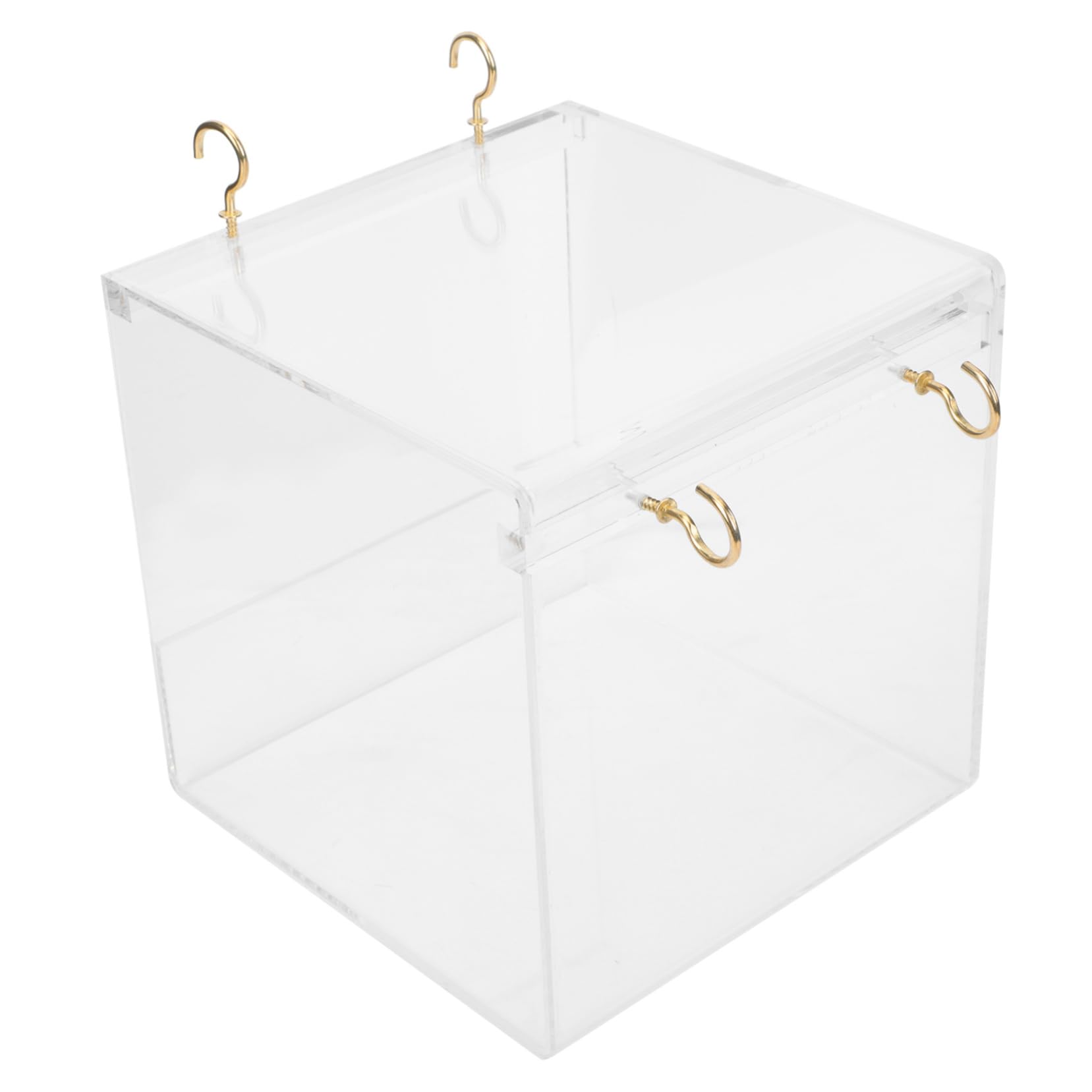 FOMIYES Vasca da Bagno per Pappagalli Vasca da Bagno per Uccelli in Durevole Box per Pappagalli Facile da Installare e Pulire