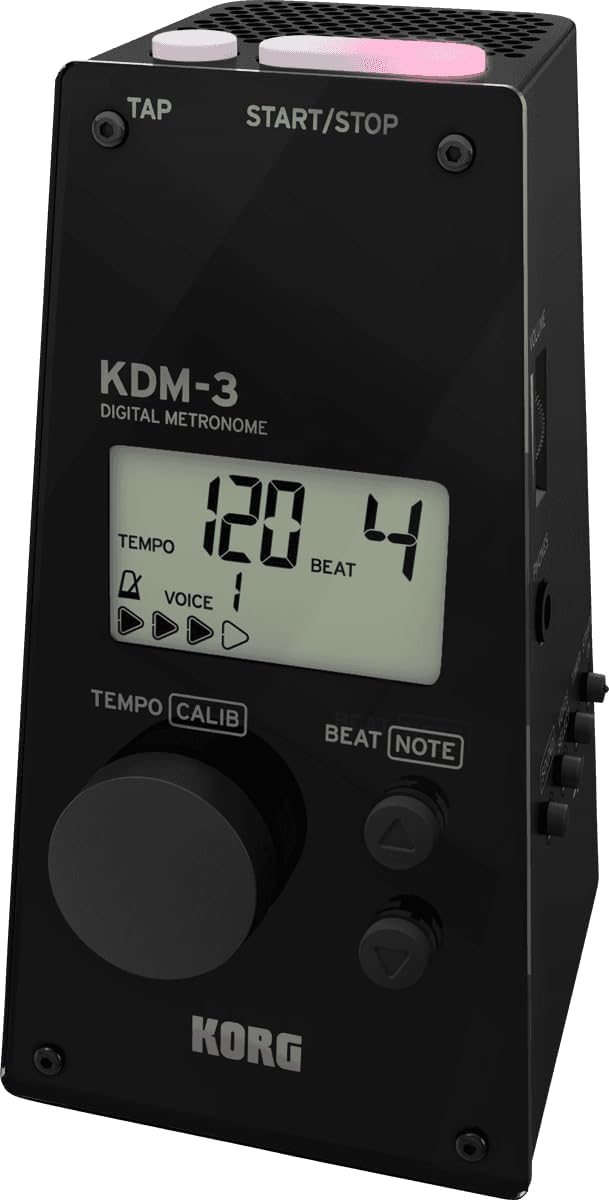 KDM3-BK - Pyramid Style Digital Metronome - Black