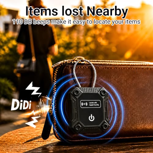 Image of Tracker Tag 1 Pack(iOS Only), Bluetooth Trackers for Apple Find My, 7-Year Battery Life, IP68 Waterproof, Item Finders Smart Tag for Keys, Luggage, Backpack-[Apple MFi Certified]