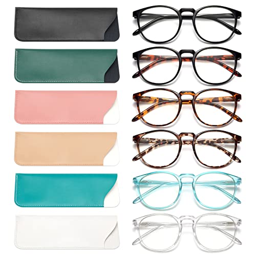 GIBLOGO Reading Glasses for Women/Men Eye Glasses Blue Light Reading Glasses Cheaters Eyeglasses