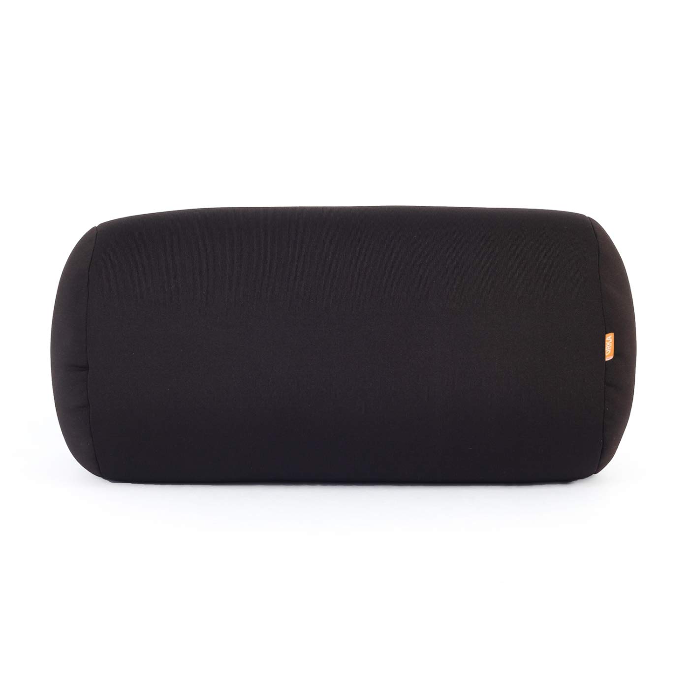 Orka Microbeads Round Bolster Pillow Bed/Sofa/Diwan Pillow|Light, Soft & Fluffy for Neck & Back Support, Pack of 1 [30 x 16 CM],Black-image-4