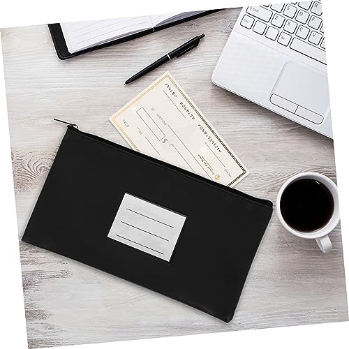 PU Leather Cash Organizer Pouch Zipper Compact Money Wallet for Receipts and Bills Suitable for Personal Use and Budgeting2