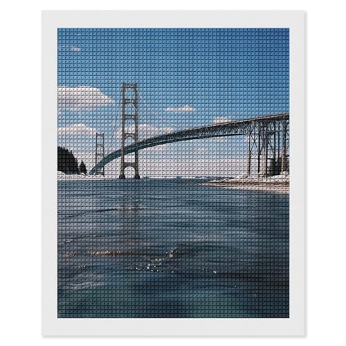 Peinture diamant Mackinac 5D pour décorer le mur de votre salon ou chambre