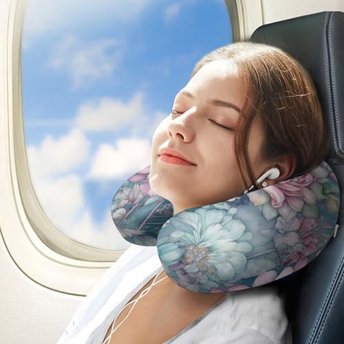 Almohada de espuma viscoelástica de viaje tamaño único miniatura 3