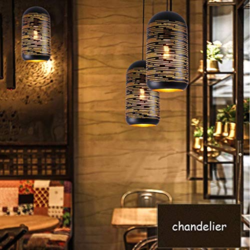 Candelabro de restaurante estilo loft ideal para mesas y barras de diseño 6