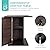 Best Choice Products 5-Piece Outdoor Wicker Bar Table Set for Patio, Poolside, Backyard w/Built-in Bottle Opener, Hidden Storage Shelf, Metal Tabletop, 4 Stools - Brown
