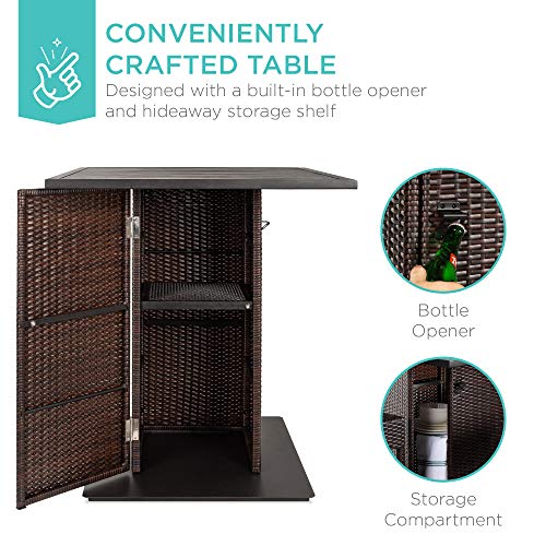 Best Choice Products SKY5792 5-Piece Outdoor Wicker Bar Table Set For Patio thumb #1