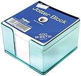 Just stationery 400 Sheet Jotter Block in,80mm x 80mm