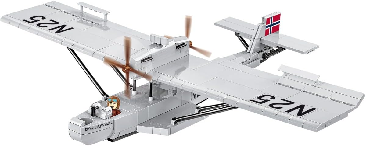 COBI Historical Collection Dornier Do J Wal Amundsen N-25 Plane, 483 Pieces
