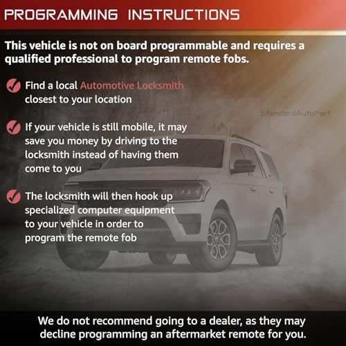 Clé Ford Expedition bloquée ? Solution avec la télécommande M3N-A3C108397 à 5 boutons - 5