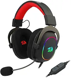 Headset Gamer Redragon Zeus X Rgb Usb 7.1 Surround Sound Virtual H510-rgb Cor:preto