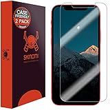 Skinomi Screen Protector Compatible with Apple iPhone 12 (6.1 inch)(2-Pack)(Case Compatible) Clear TechSkin TPU Anti-Bubble HD Film